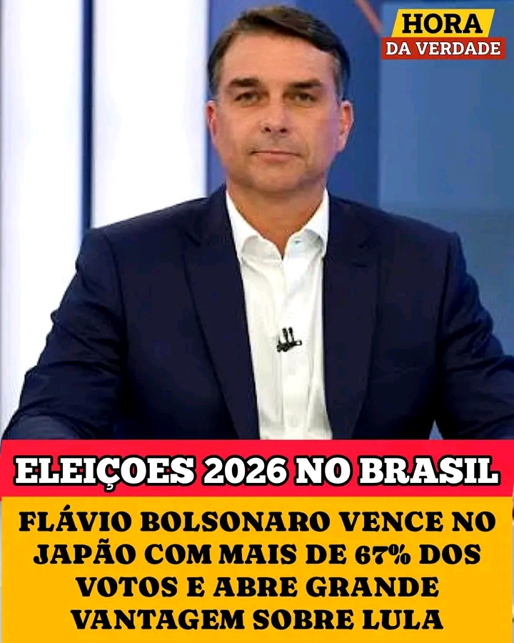 Flávio Bolsonaro vence votação entre eleitores brasileiros no Japão
